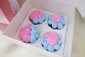 4pcs. box of cupcakes