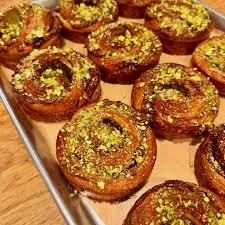 Pistachio kouign amann