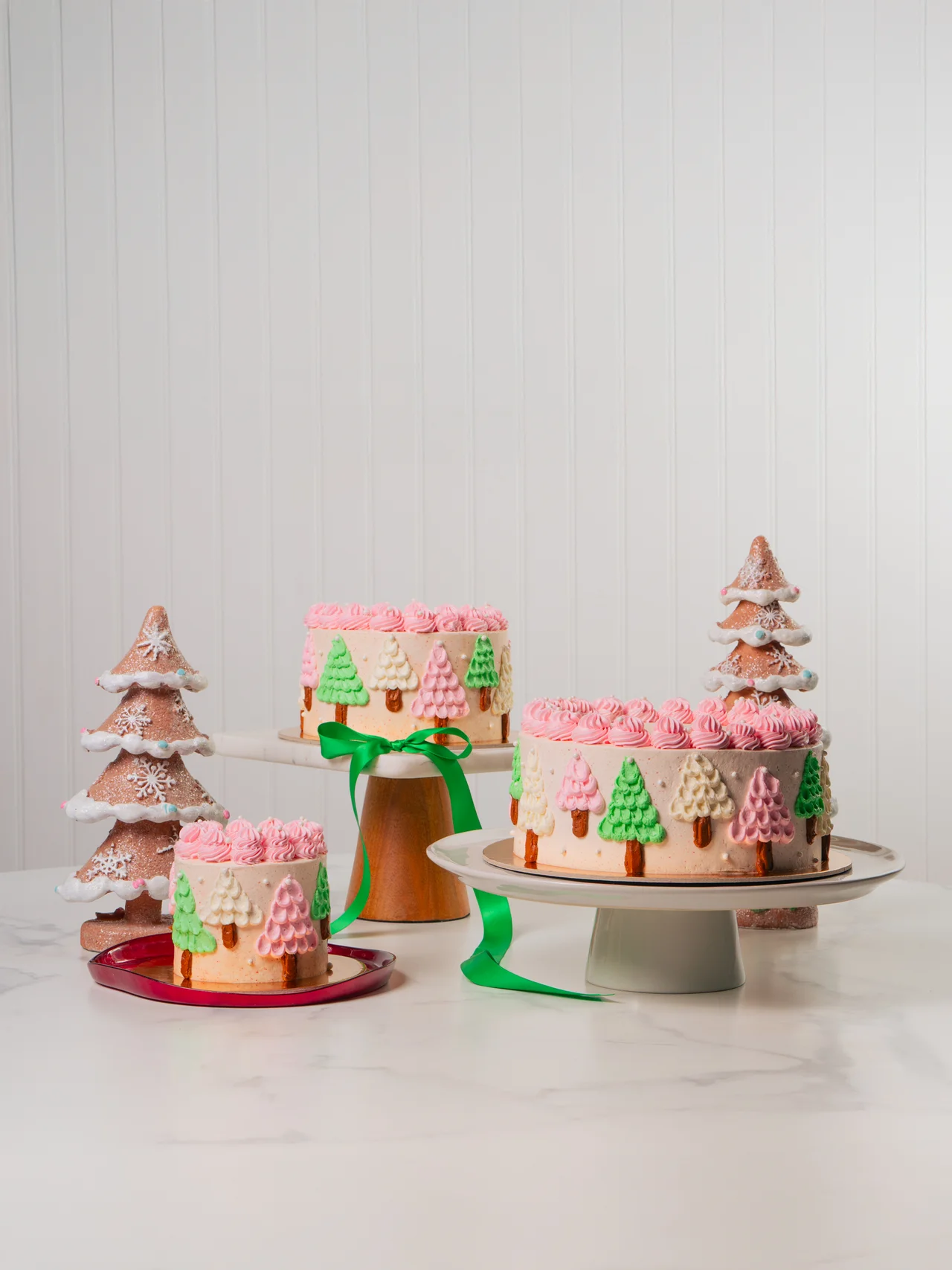 Choco-mint & Strawberry Cake