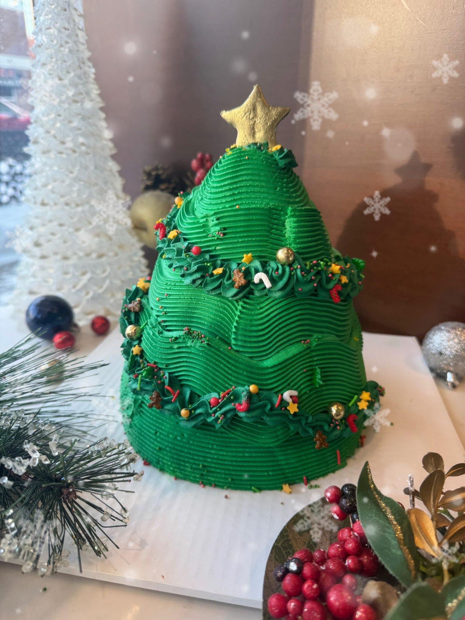 Christmas Tree Cake