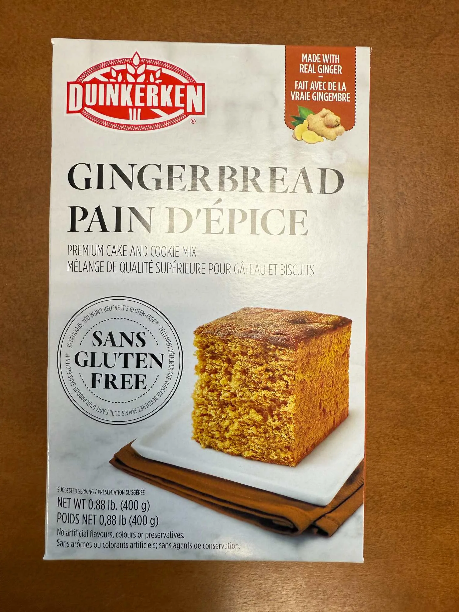 Dunkenrek’n Gingerbread (Gluten Free) Premium Cake and Cookie Mix