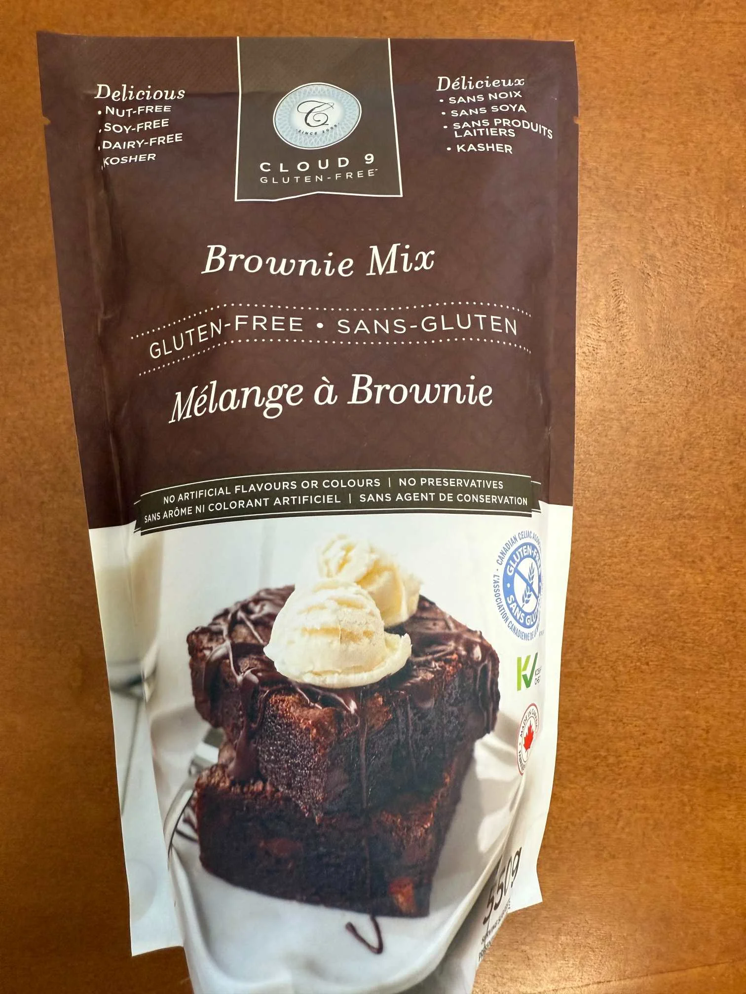 Cloud 9 Gluten-Free Brownie Mix