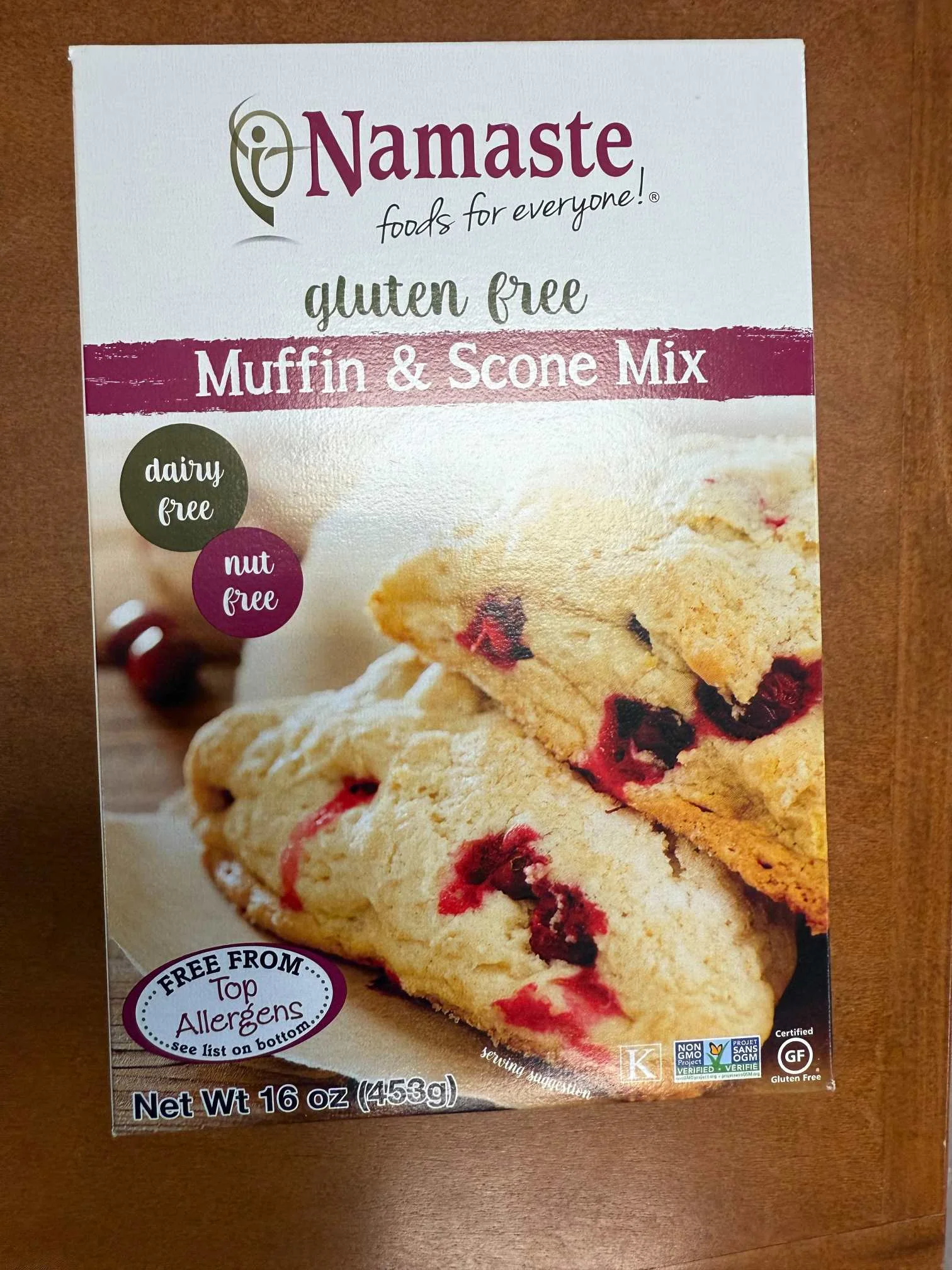 Namaste Foods Gluten Free Muffin & Scone Mix