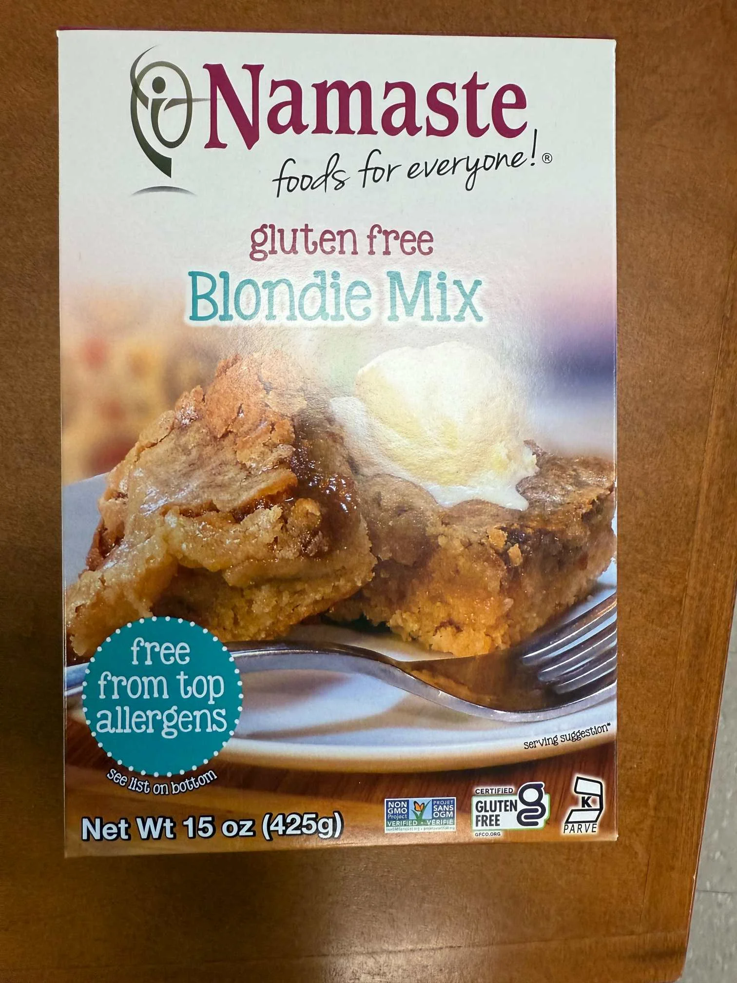 Namaste Foods Gluten Free Blondie Mix