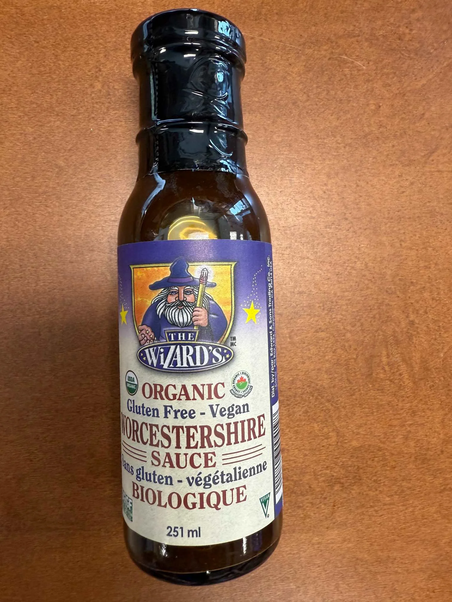 The Wizard’s Organic Gluten Free Vegan Worcestershire Sauce