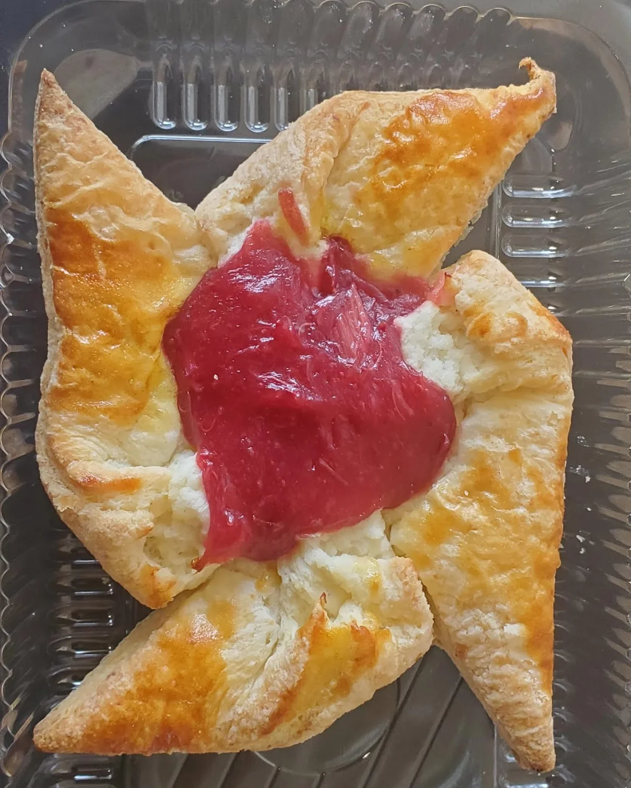 Gluten Free Strawberry Rhubarb Danish