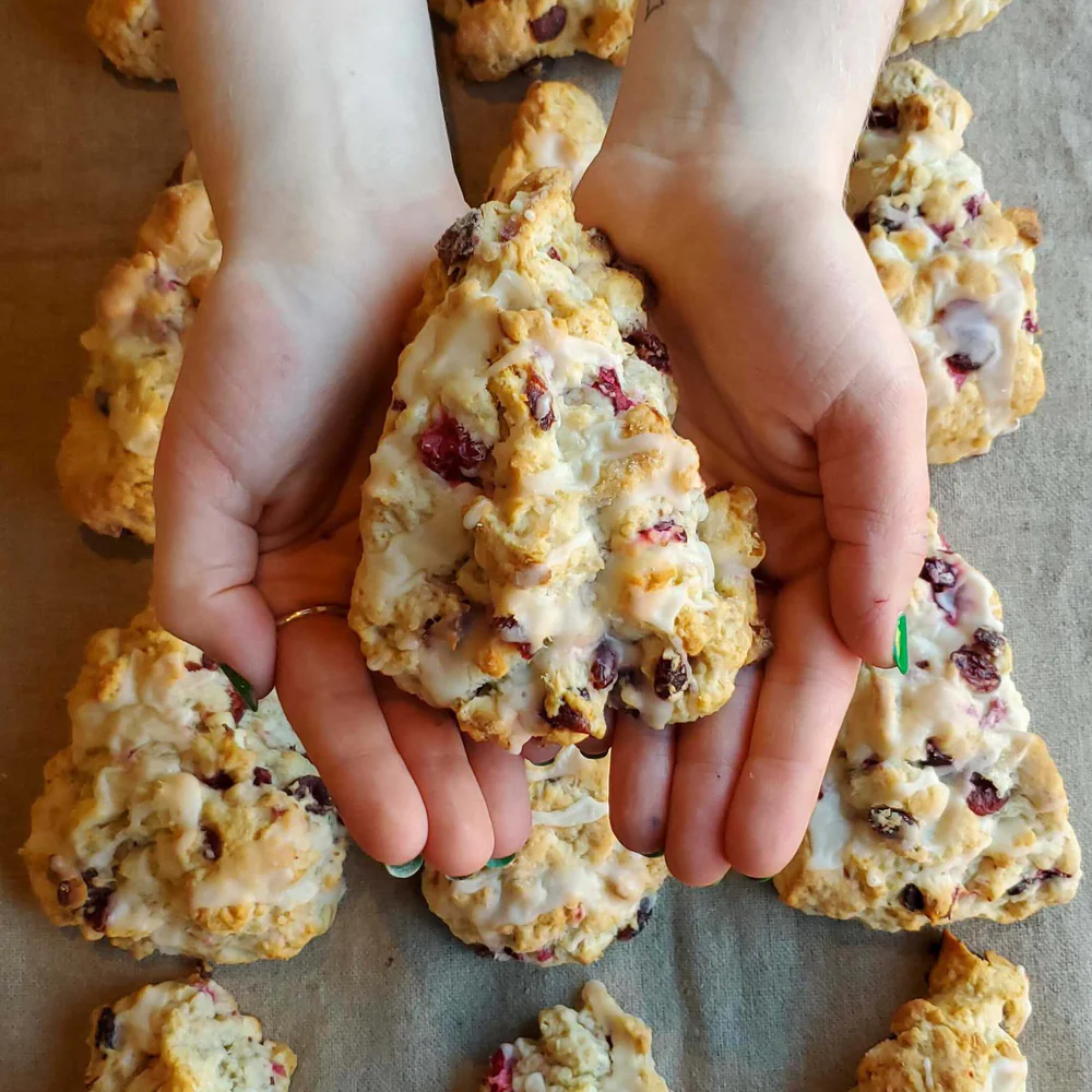 Chocolate Cherry Scones