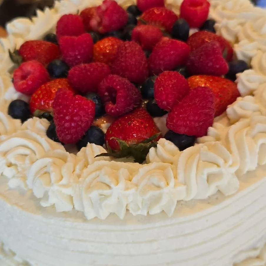 Large Tres Leches Mix Berries Cake