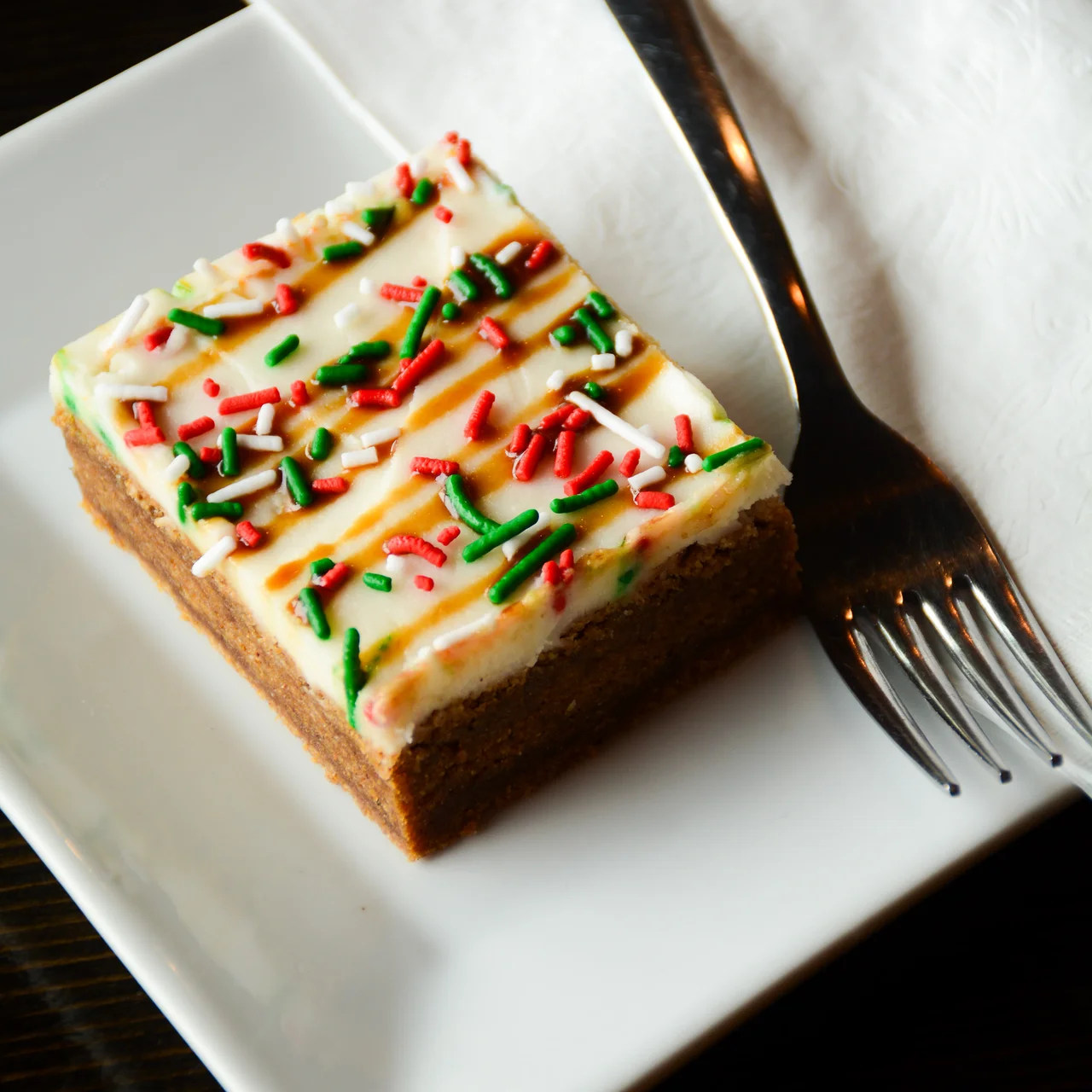 Gingerbread Cookie Bar