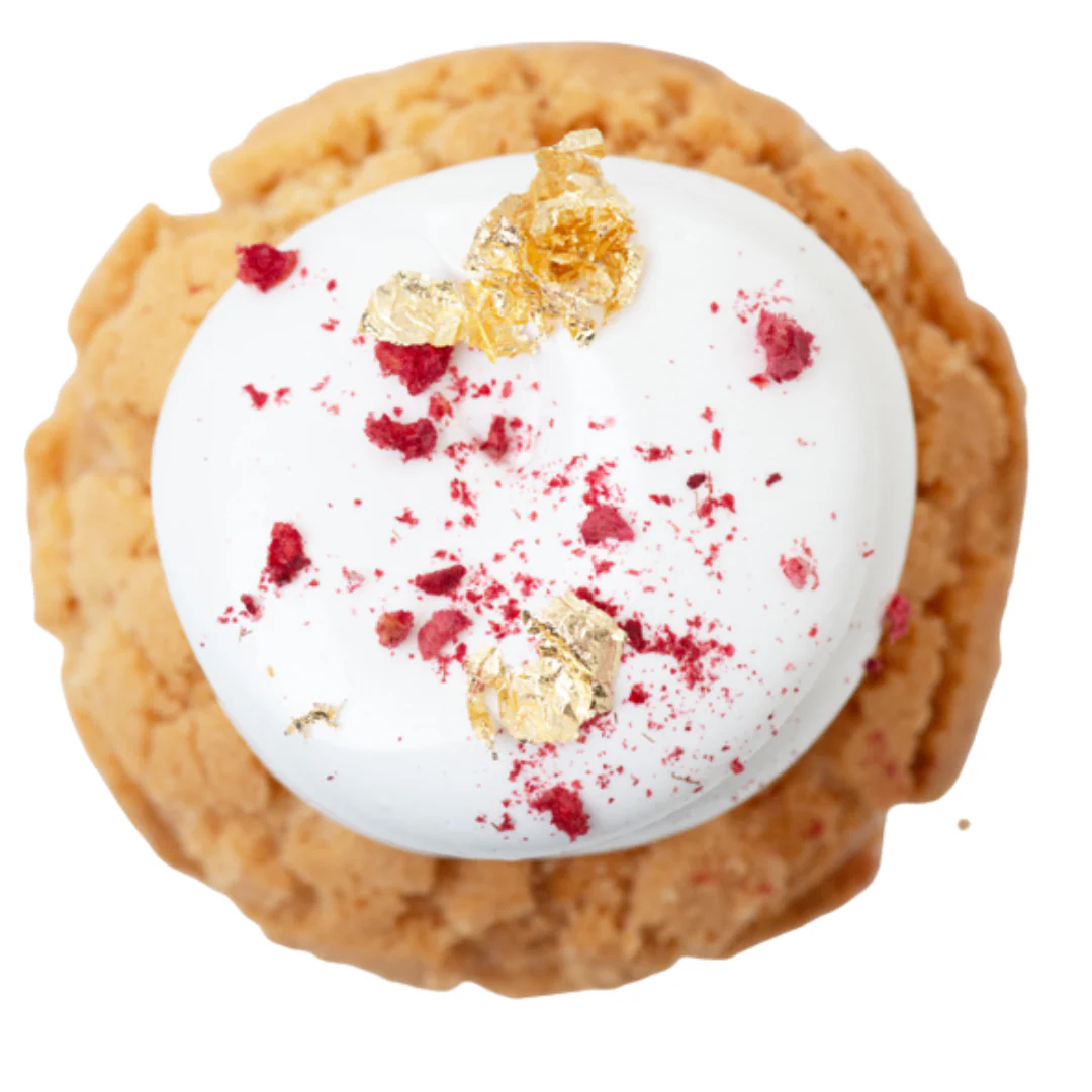 Raspberry Rose Lychee Cream Puffs