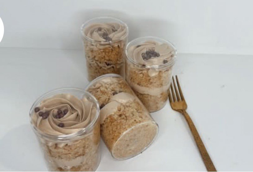 Vanilla espresso Cake jar