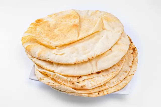 12" Balady White Pita (6 pcs)