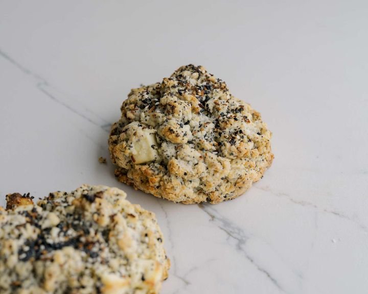 Cream Cheese & Everything Spice Scone