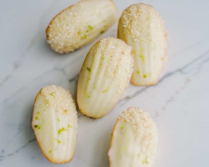 Coconut Lime Madeleine