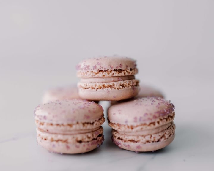 Amarena Cherry Macaron