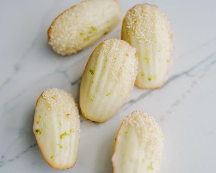 Coconut Lime Madeleine