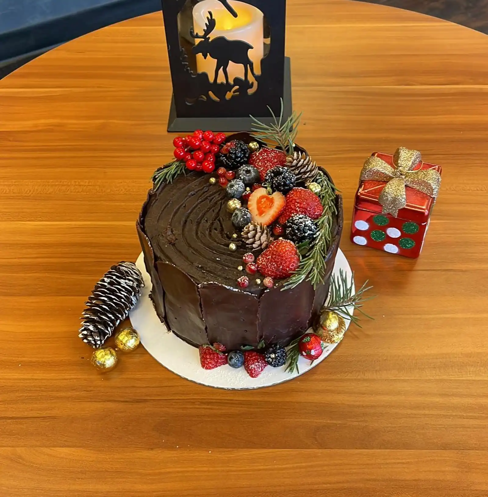 Chocolate Fruit Cake