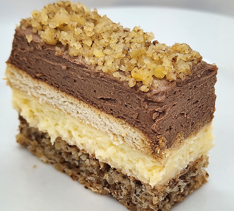 Walnut Cake (Triple Pleasure Cake)
