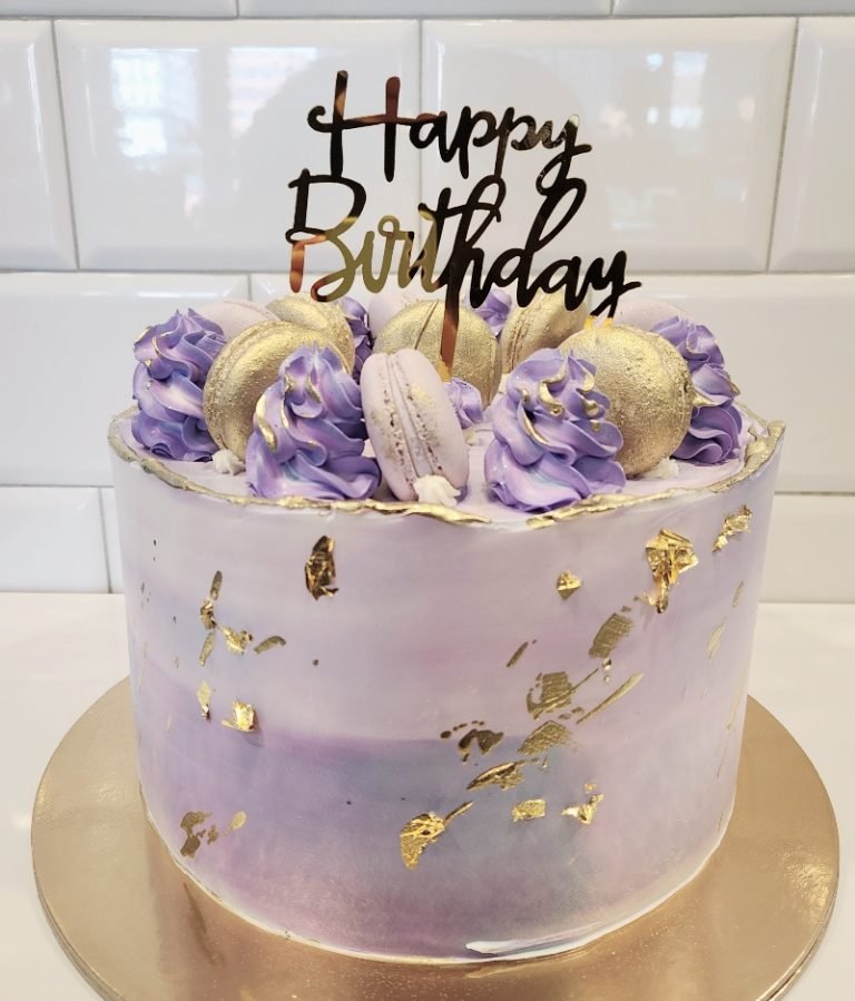 Purple and Gold Elegance