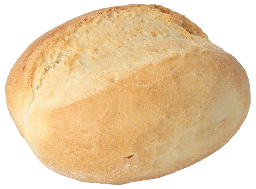Crusty Oval White Bun (Schnittbrötchen)