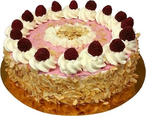 Raspberry Mousse Torte (Himbeer-Sahnetorte)