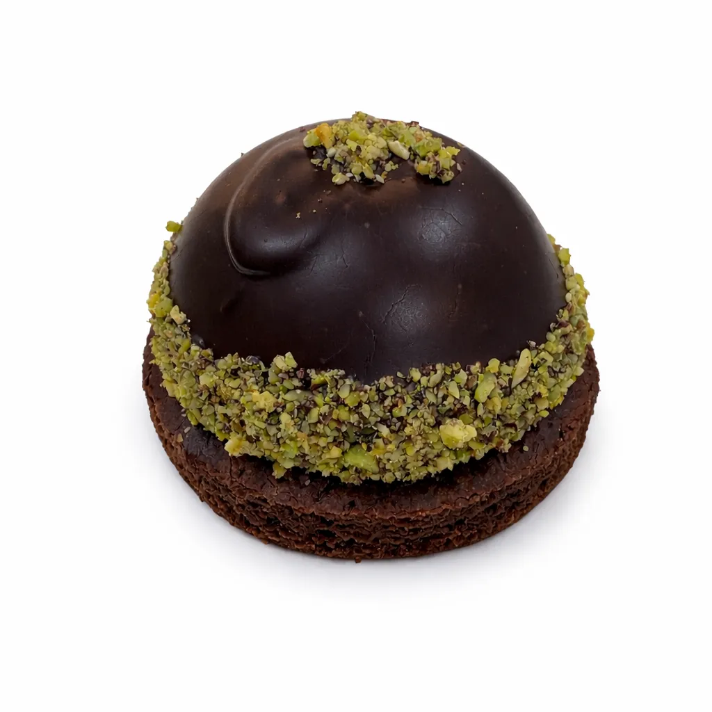 Chocolate Pistachio Mini Mousse Cake