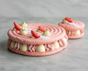 Macaron Gateau - Strawberry Gin Smash