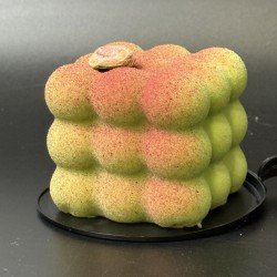 PISTACHIO-CHERRY MOUSSE DESSERT