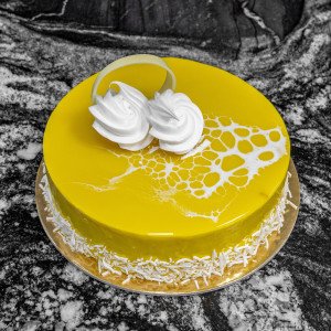 Passion Fruit Mousse Cake