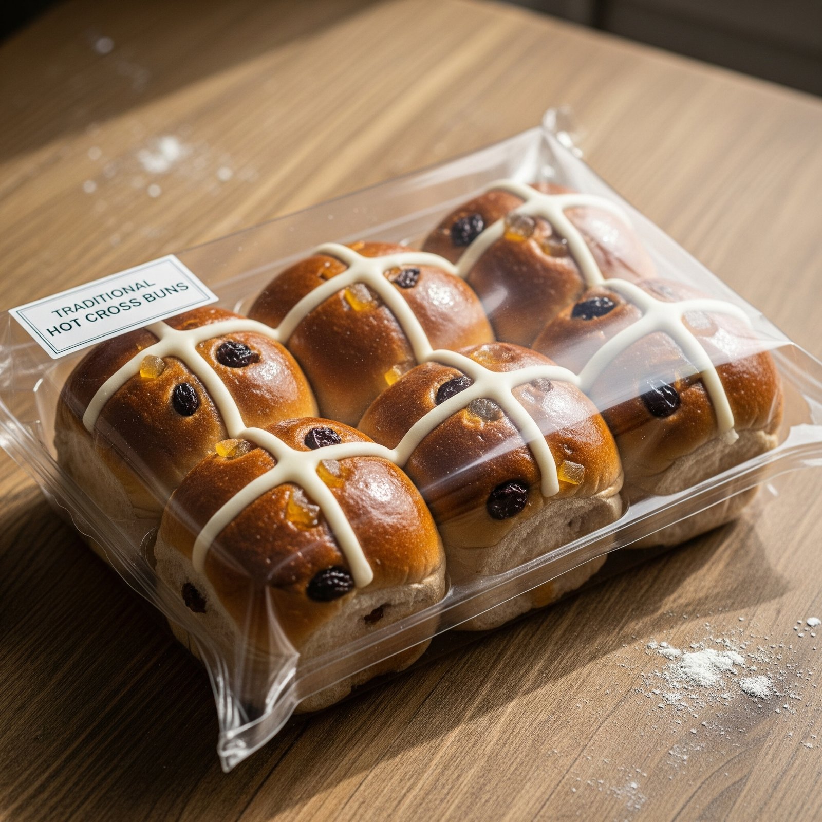 vegan hot cross bun in Calgary